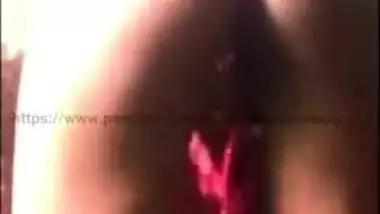 Indian aunty shown her Dirty ass hole for stepson සිංහල in Video chat चाची का काला बट