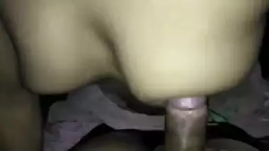 Indian girl rubs her boobies against a small cock in first-person porn