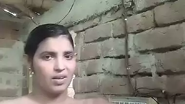 Village girl striptease cute boobs showing for lover