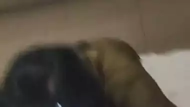 Deep blowjob MMS of a chubby girl from a hotel room