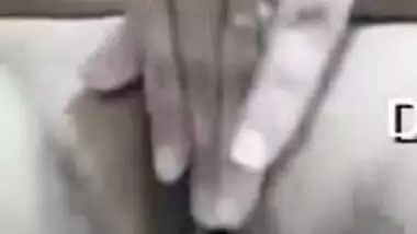 Self-isolated Indian girl has no choice but to play with pussy