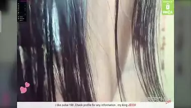 Desi Horny Babe Januhot Sucking Her Nipples And Fingering Her Small Ass On Show With Live Cam