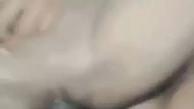 Village lady takes a big dick in her tight pussy