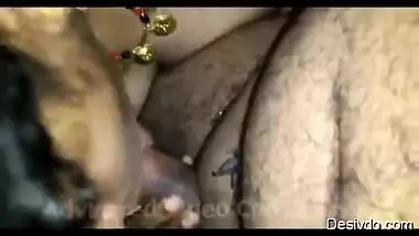 big boobs desi bhabhi sucking hubbys cock and hubby licking her juicy pussy