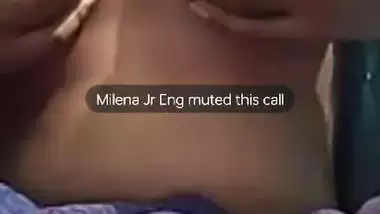 Famous mallu girlfriend boobs show on video call