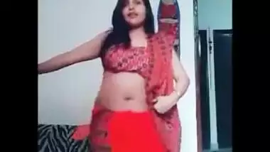 Female performs an Indian sex belly dance in a XXX manner on camera