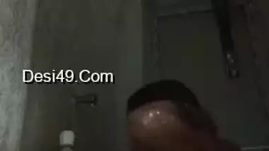 Desi female buys a camera and takes it to shower room to film XXX video