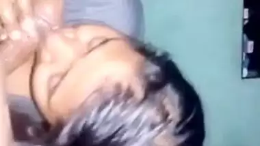 Hungry desi XXX slut gives a wet blowjob to her best friend MMS