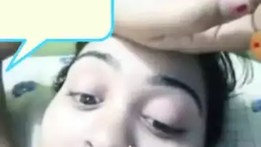 Today Exclusive- Cute Desi Girl Showing Her Boobs And Pussy On Video Call Part 1