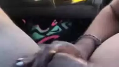 Indian XXX whore gives hardcore blowjob to her boyfriend in the car