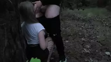 Step sister took her brother into the forest and showed that she was no longer a virgin