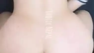 Horny Nepali Girl sucks my cock and let her fuck me from the back - Nepal Sex Tape