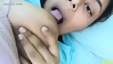 Beautiful Horny Desi Girl Pussy fingering Getting Orgasm with Loud Moaning