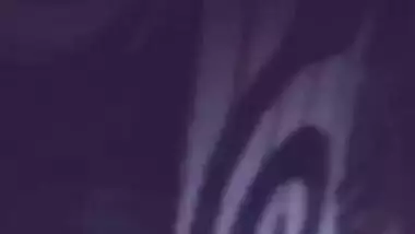 Indian aunty squeezes her own boobs like crazy in close-up video