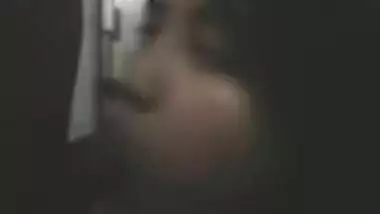 XXX HD com of an non-professional pair having sex in the bathroom