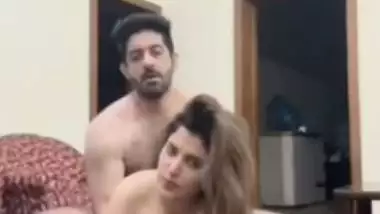 Married wife doggy sex on the floor with husband