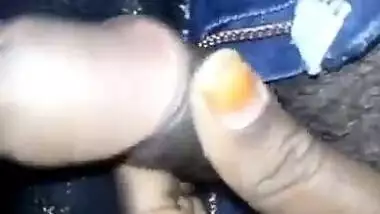 Sleeping desi wife pussy recording by hubby and rubbing his cock