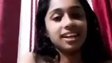 Firm boobs mallu GF removing bra and topless video call