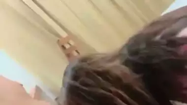 Cute Indian escort blowjob to rich client in hotel room