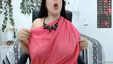 Today Exclusive- Sexy Desi Bhabhi Showing Her Boobs And Pussy On Cam Show