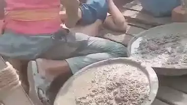 Labour fucking village girl during house construction
