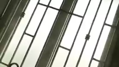 After coitus chubby Indian girl wants to cover XXX tits with black bra