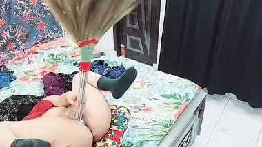 Xxx Desi Maid Multiple Orgasm While Masturbating And Fisting With Broom (phool Jhadu) Loud Moaning