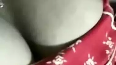 Desi Beautiful Girl Showing Her Boob on Imo video call-2