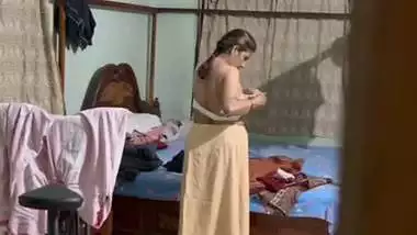 Mom wearing bra caught by horny son viral incest