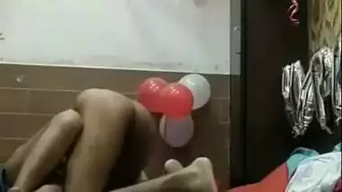 Desi cute girl birthday celebrate and hardcore fucking with lover in room