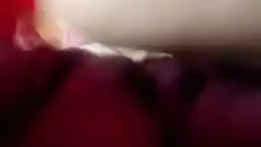 Plump amateur Desi wife in a red sari performs hot XXX striptease