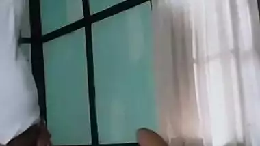 Young lover having