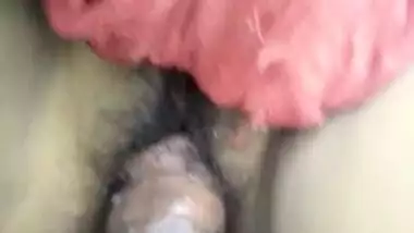 Desi young pussy eats big dick outdoors