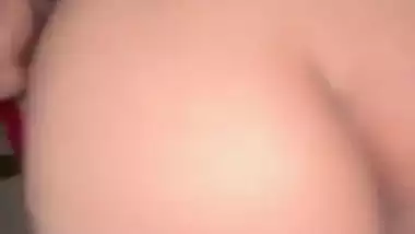 Rough Indian doggy sex of sexy ass girlfriend MMS