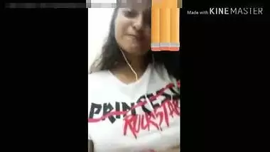 Desire is stronger than XXX ethic so Indian babe airs her sex tits