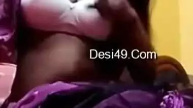 Today Exclusive- Super Hot Look Desi Girl Showing Her Boobs On Video Call With Clear Bangla Audio Part 1