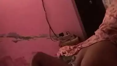 Desi wife has pussy fucked by XXX client in the cowgirl pose MMS