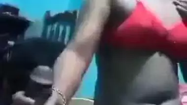 Desi MMS of a girl showing her boobs and sucking a dick