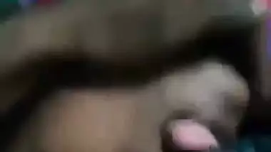 A 19-year-old village girl enjoys a desi threesome