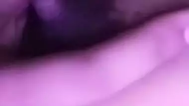 Dark nipples desi girlfriend on video call topless at night