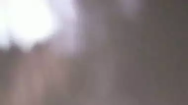 Punjaban gives an Indian blowjob with a condom on