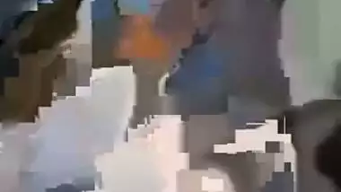 Desi Muslim girl shows boobs and pussy on video call