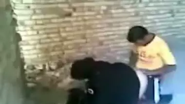 Pakistani aunty illicit taboo sex with nephew in an abandoned house of caught on spy cam