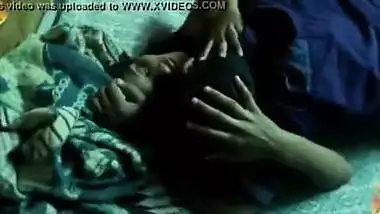 Tamil sex video of a young couple having sex for the first time in his house