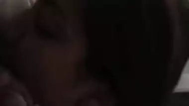 Indian girl slowly and sensually starts oral sex with an older man