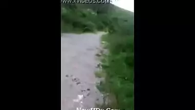 Desi sex movie of a legal age teenager hotty having outdoor pleasure with her horny bf