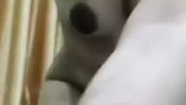 Topless beautiful girlfriend video call to boyfriend