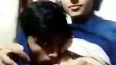 Pervert sucks cousin sister’s juicy boobs in desi mms